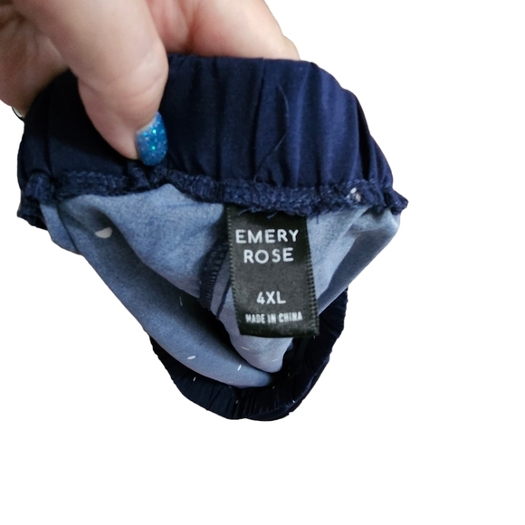 Cute polkadot navy skirt 4XL - Picture 2 of 2